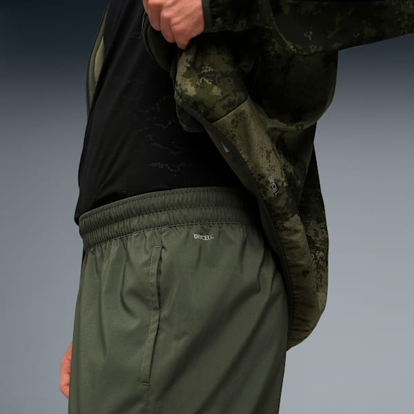 Train All Day Men's 7" Woven Training Shorts, Dark Olive, extralarge-IND